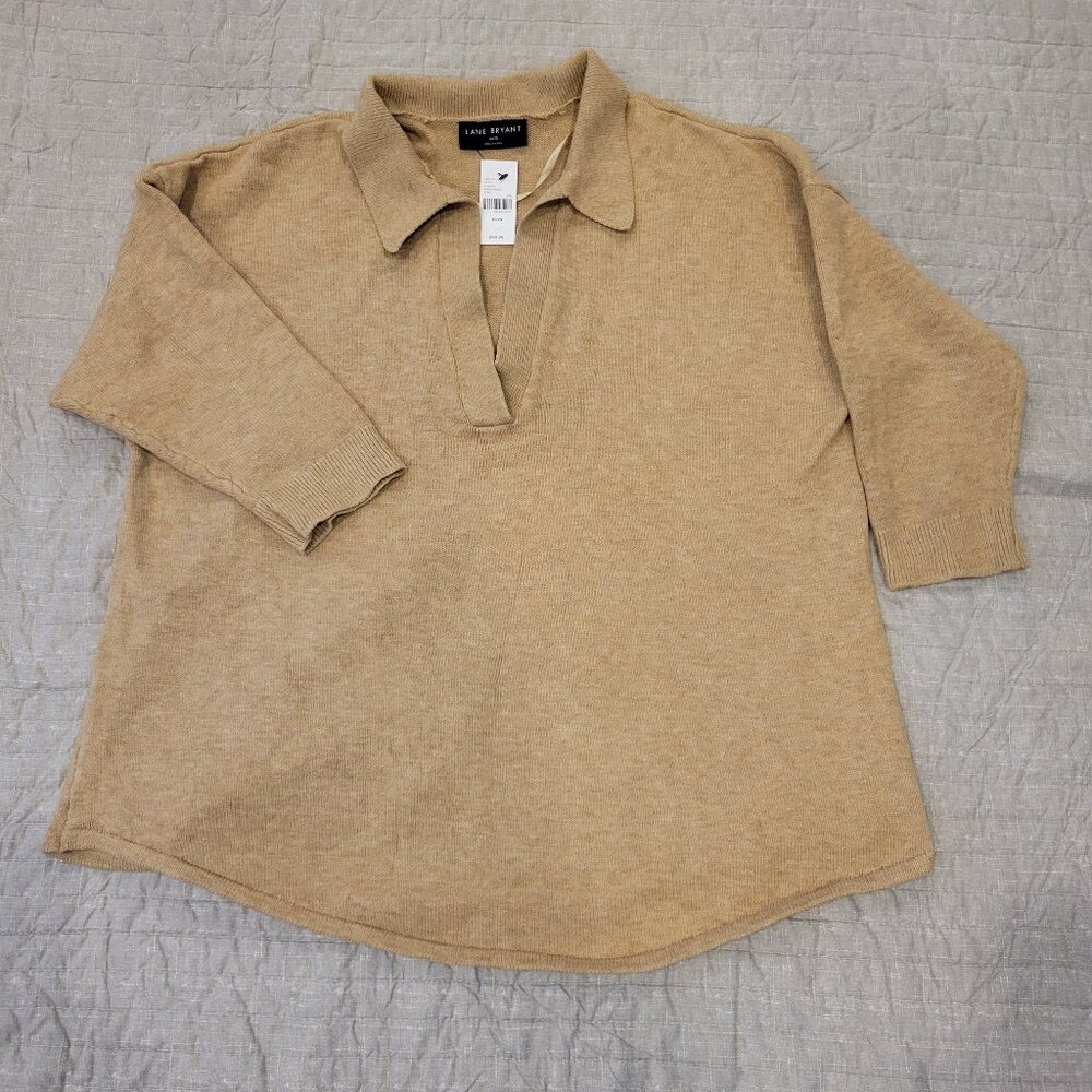 Lane Bryant Beige Tan Sweater 18/20,